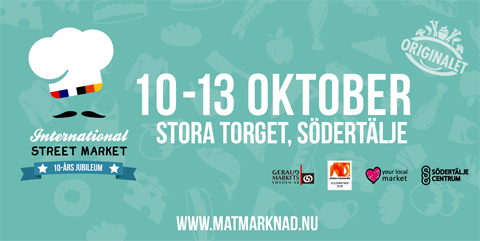International Street Market Södertälje 10-13 Oktober 2018 Sörmland